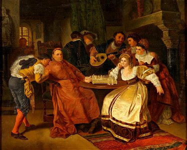Pieter Alardus Haaxman Die Schachpartie 1871