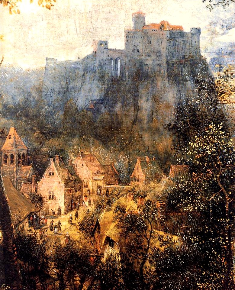 Pieter Bruegel the Elder - Magpie on the Gallow (detail) - WGA03338