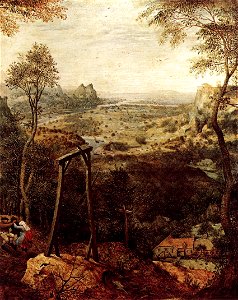 Pieter Bruegel the Elder - Magpie on the Gallow (detail) - WGA03337