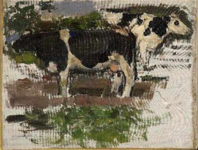 Piet Mondriaan - Study of two cows - 0334273 - Kunstmuseum Den Haag