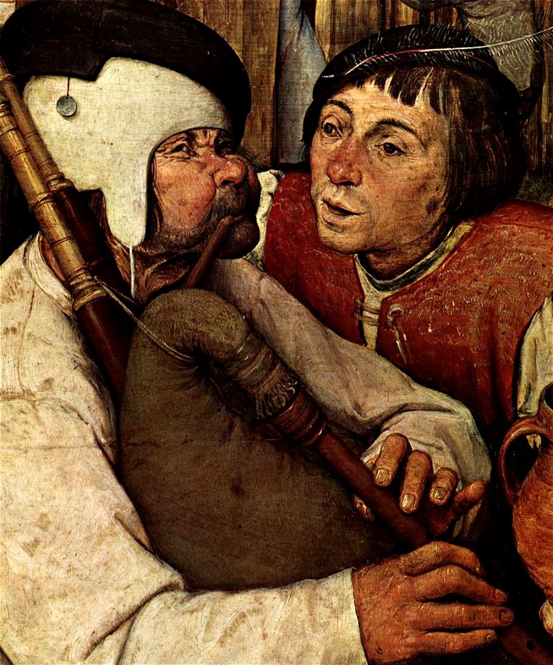 Pieter Bruegel the Elder - The Peasant Dance (detail) - WGA3504