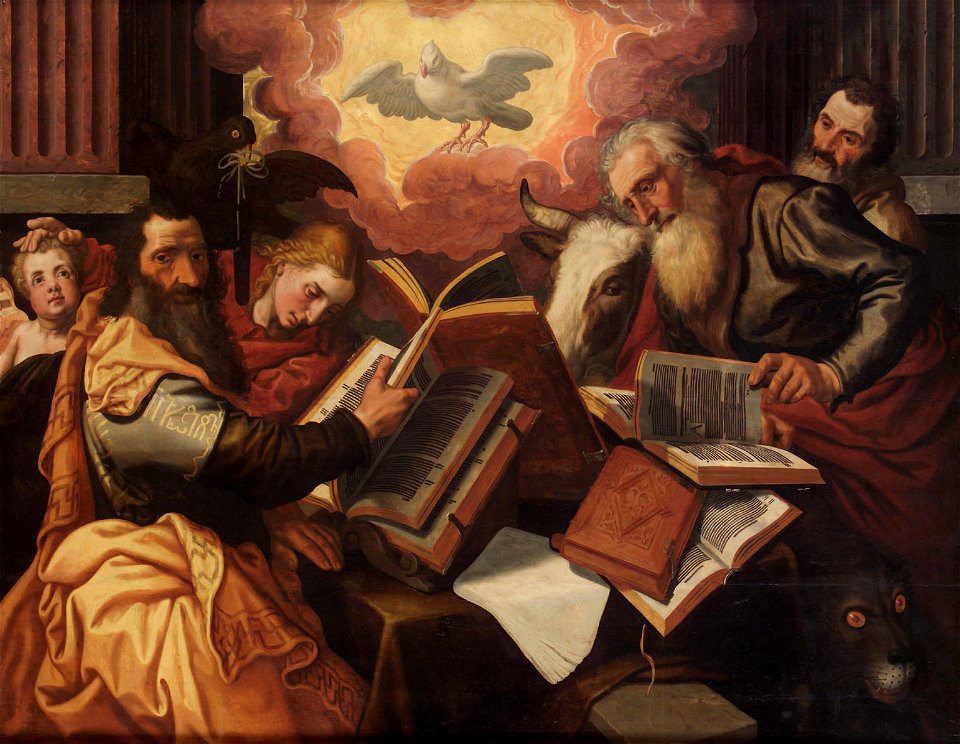 Pieter Aertsen, , Kunsthistorisches Museum Wien, Gemäldegalerie - Die vier Evangelisten - GG 6812 - Kunsthistorisches Museum