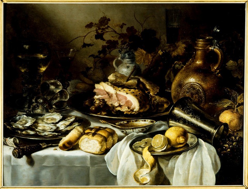 Pieter Claesz - Nature morte au jambon - PPP2503 - Musée des Beaux-Arts de la ville de Paris