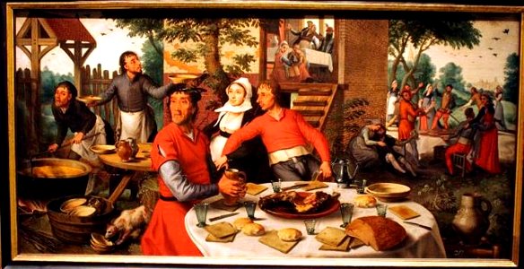 Pieter Aertsen - Een boerenfeest - GG 2365 - Kunsthistorisches Museum