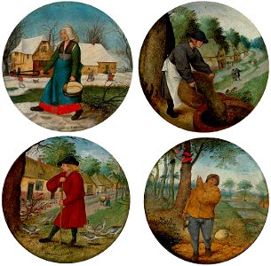 Pieter Brueghel de Jonge - Vier spreekwoorden