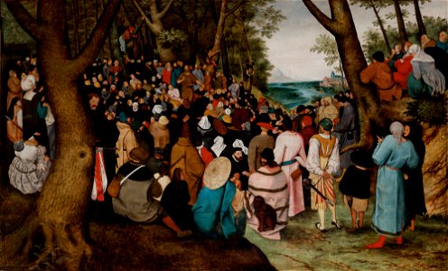 Pieter Brueghel - Sermon of Saint John the Baptist - MNK XII-A-619 - National Museum Kraków
