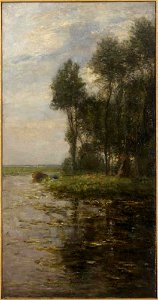 Piet Mondriaan - Windmill near tall trees - 0334252 - Kunstmuseum Den Haag