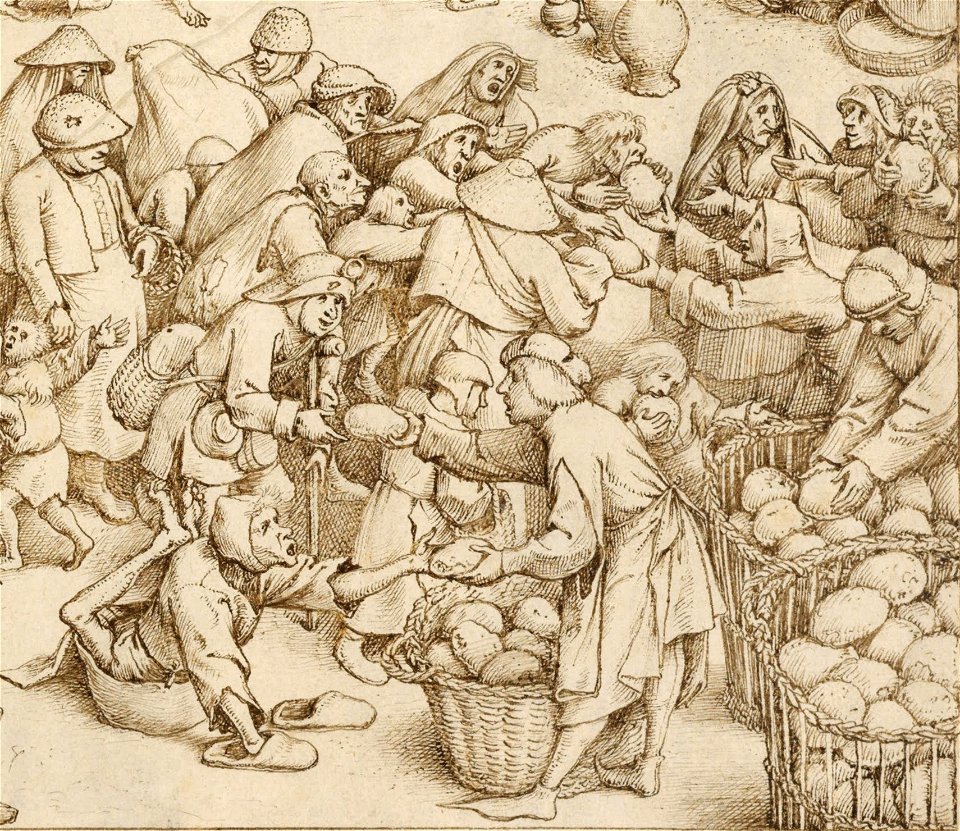 Pieter Bruegel the Elder Feed the Hungry The Seven Acts of Mercy 1559