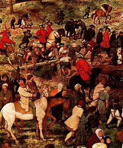 Pieter Bruegel the Elder - Christ Carrying the Cross (detail) - WGA3472