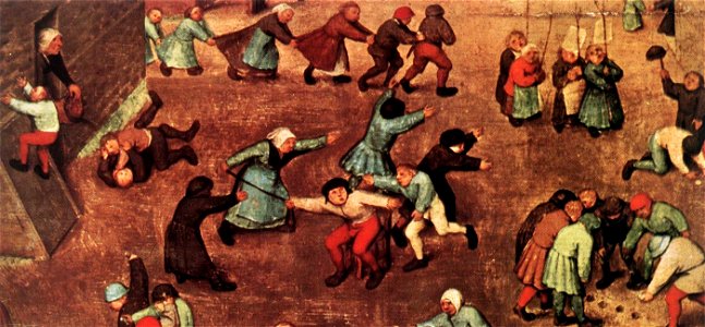 Pieter Bruegel the Elder - Children's Games (detail) - WGA3346