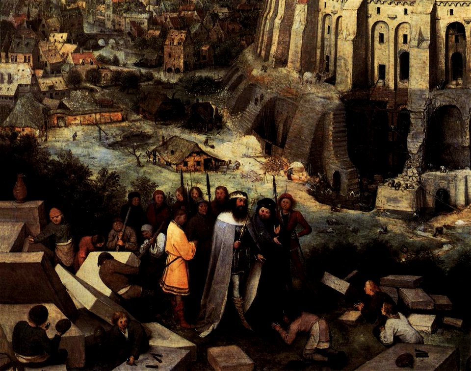 Pieter Bruegel the Elder - The Tower of Babel (detail) - WGA3412