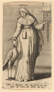 Pietas print by Philip Galle, S.I 1716, Prints Department, Royal Library of Belgium