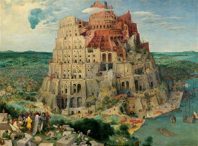 Pieter Bruegel d. Ä., , Kunsthistorisches Museum Wien, Gemäldegalerie - Turmbau zu Babel - GG 1026 - Kunsthistorisches Museum