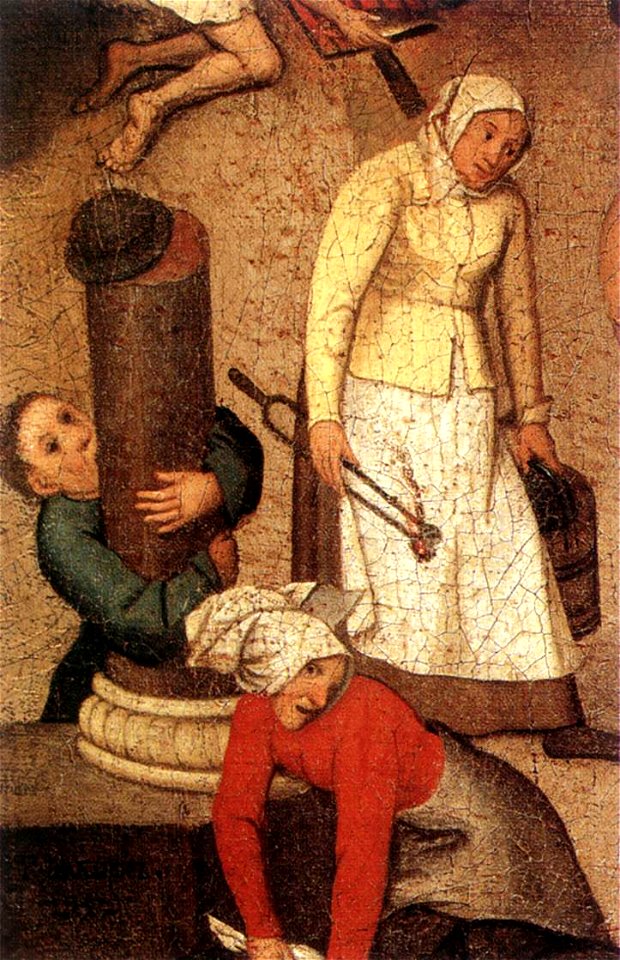 Pieter Brueghel the Younger - Proverbs (detail) - WGA03625