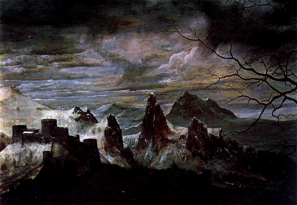 Pieter Bruegel the Elder - Gloomy Day (detail) - WGA3440