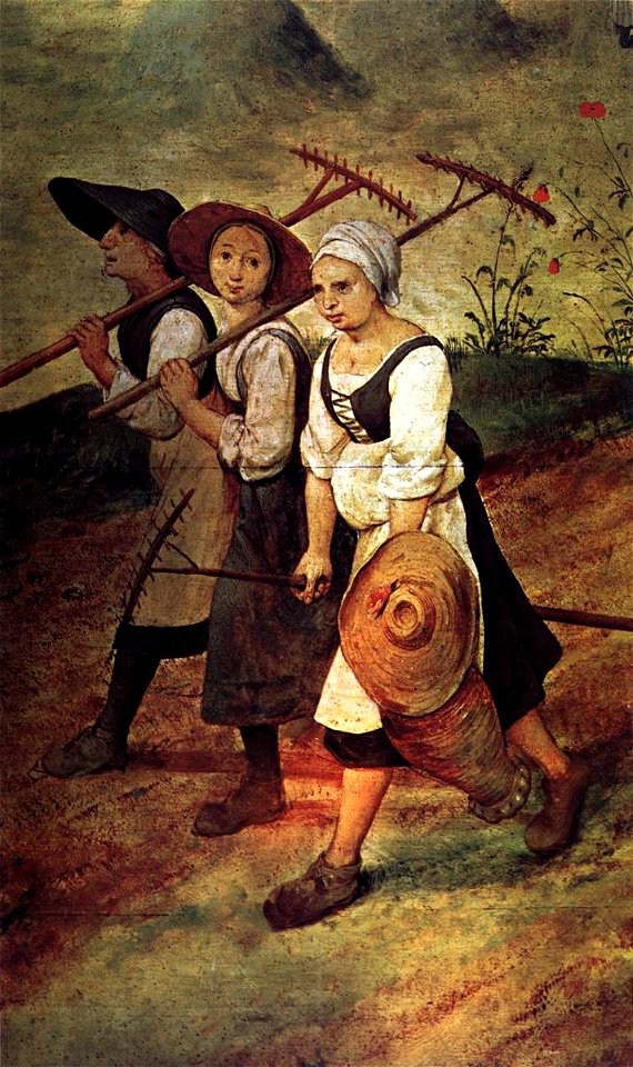 Pieter Bruegel the Elder - Haymaking (detail) - WGA03447 - Free Stock ...