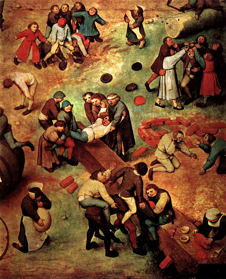 Pieter Bruegel the Elder - Children's Games (detail) - WGA3344