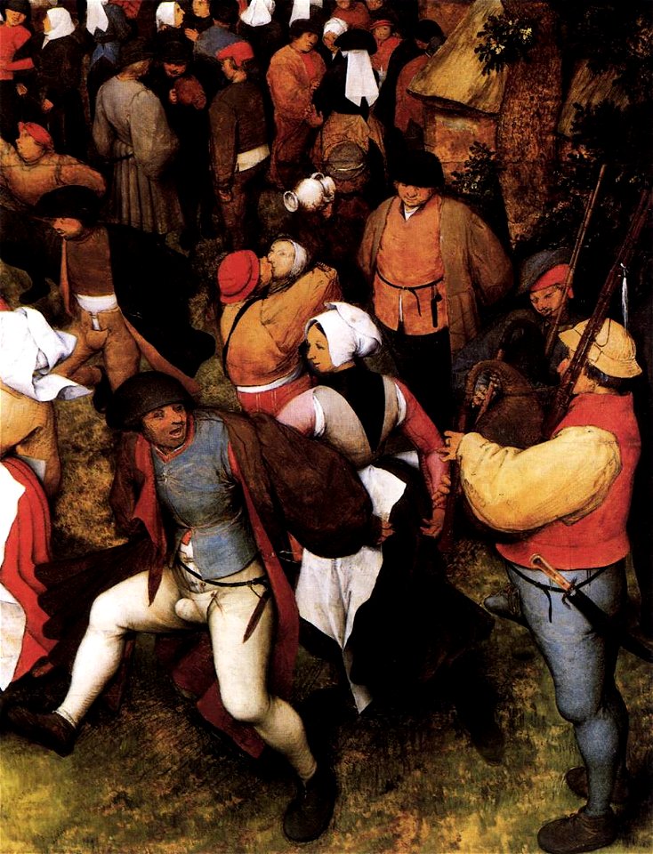 Pieter Bruegel the Elder - Wedding Dance in the Open Air (detail) - WGA03506