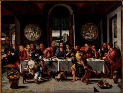 Pieter Coecke van Aelst - Last Supper 11098. Free illustration for personal and commercial use.