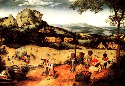 Pieter Bruegel the Elder - Haymaking (July) - WGA03445