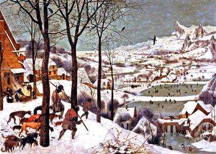 Pieter Bruegel the Elder - Hunters in the Snow - opt