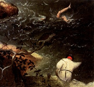 Pieter Bruegel the Elder - Landscape with the Fall of Icarus (detail) - WGA03324