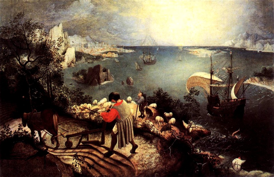 Pieter Bruegel the Elder - Landscape with the Fall of Icarus - WGA03322