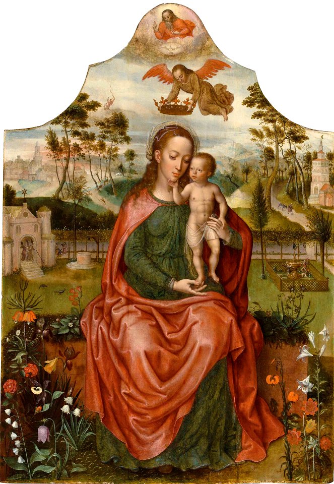 Pieter Claeissens II - Virgin and Child in a Garden 2018 CKS 15495 0106