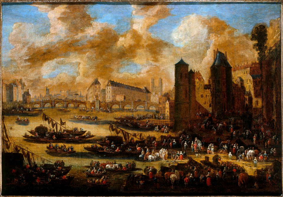 Pieter Casteels - Le Pont-Neuf, la Cité, la Tour et la Porte de Nesle, vers 1650 - P404 - Musée Carnavalet