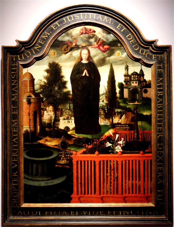 Pieter claissens, allegoria dell'immacolata concezione, 1550-75 ca. 01