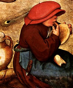 Pieter Bruegel the Elder - Peasant Wedding (detail) - WGA3497