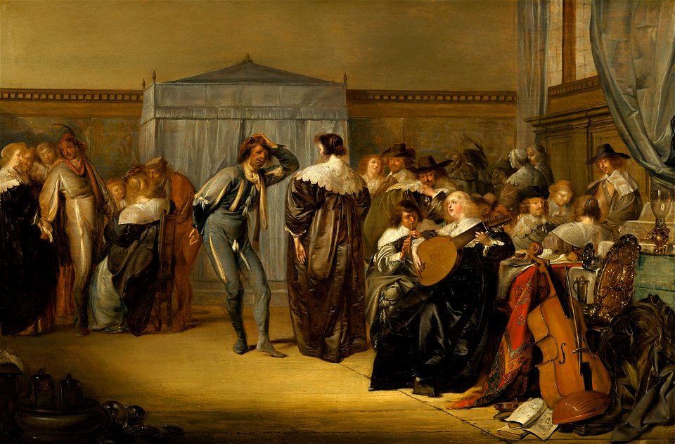 Pieter Codde - Merry Company with Masked Dancers - 392 - Mauritshuis