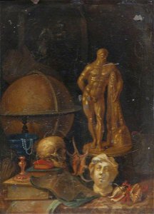 Pieter Gerritsz. van Roestraten (1629-1630-1700) (style of) - A Vanitas with a Model of the Farnese Hercules - 1401319 - National Trust