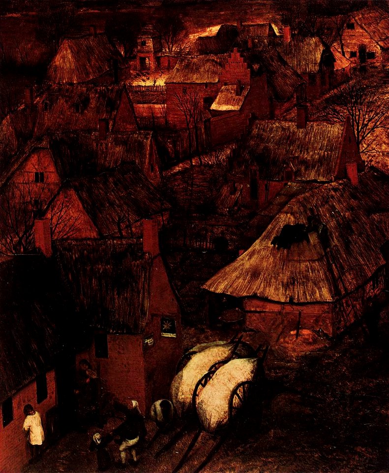Pieter Bruegel the Elder - Gloomy Day (detail) - WGA3442