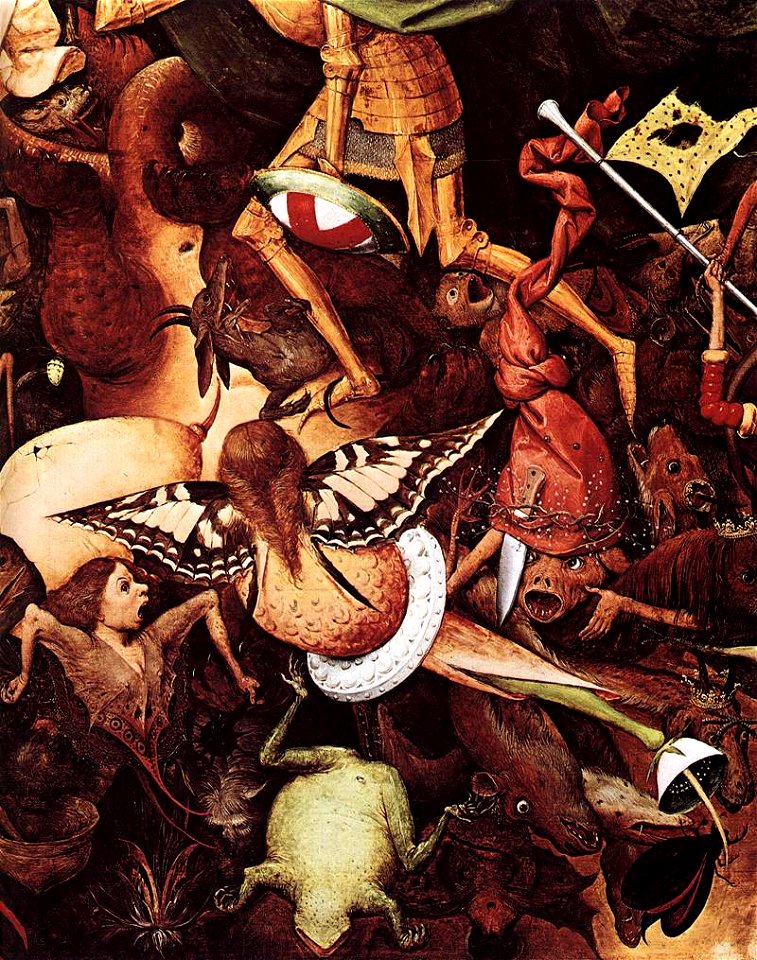 Pieter Bruegel the Elder - The Fall of the Rebel Angels (detail) - WGA03407