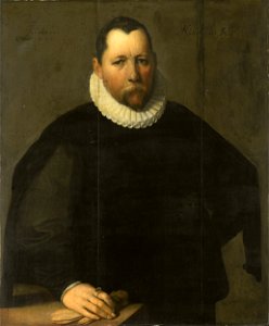 Pieter Jansz Kies (ca 1536-97). Burgemeester van Haarlem Rijksmuseum SK-A-1241