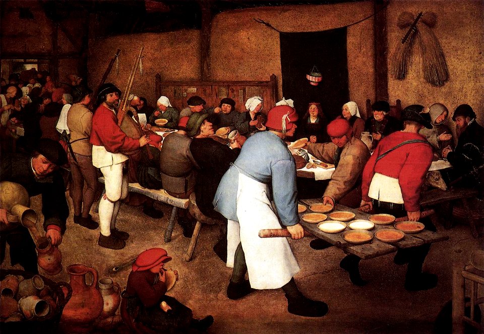 Pieter Bruegel the Elder - Peasant Wedding - WGA3491