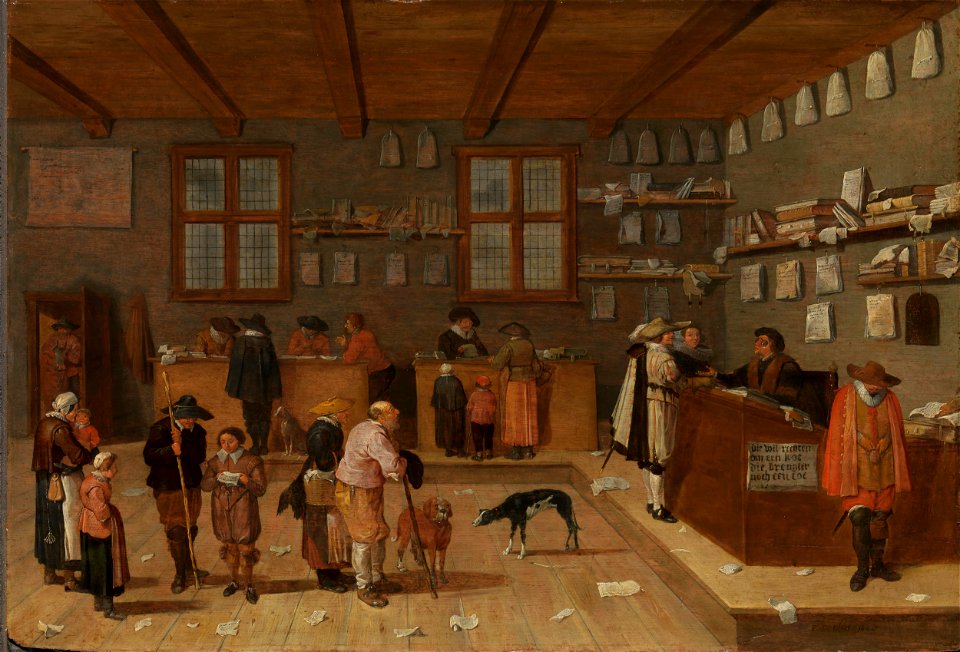 Pieter de Bloot - Het kantoor van de advocaat - 1467 - Amsterdam Museum