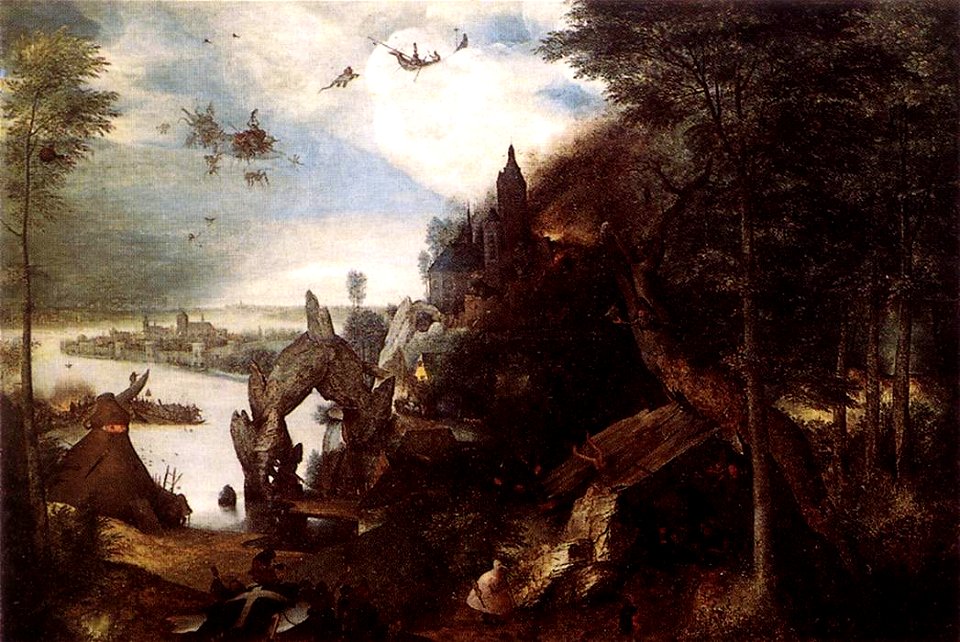 Pieter Bruegel the Elder - The Temptation of St Anthony - WGA3339