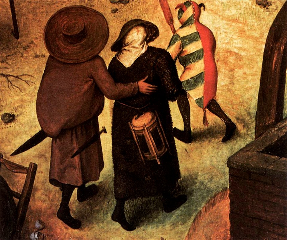 Pieter Bruegel the Elder - The Fight between Carnival and Lent (detail) - WGA3377