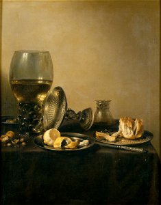 Pieter Claesz. - Stilleven. Free illustration for personal and commercial use.
