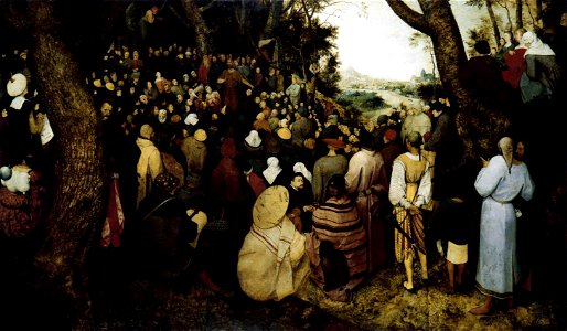 Pieter Bruegel the Elder - The Sermon of St John the Baptist - WGA3481