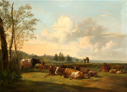 Pieter Gerardus van Os - Landschap met vee - B184 - Rijksmuseum