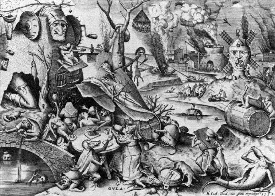 Pieter Bruegel the Elder - Gula (Gluttony) - WGA3541