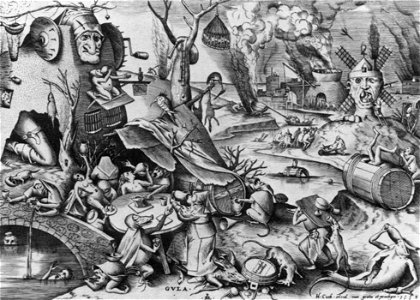 Pieter Bruegel the Elder - Gula (Gluttony) - WGA3541