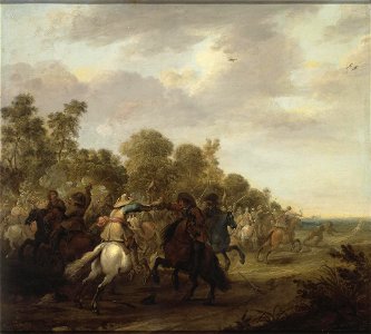 Pieter Meulener - Battle scene