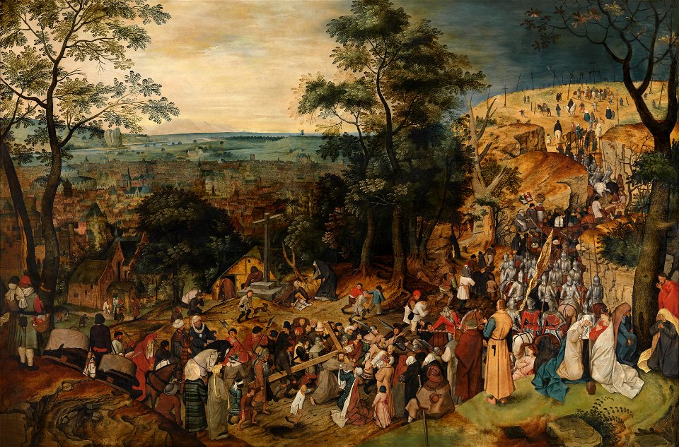 Pieter Brueghel de Jonge - Kruisdraging (KMSKA)