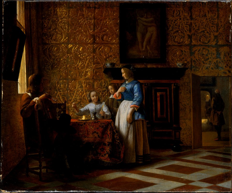 Pieter de Hooch - Interior with Figures - WGA11705