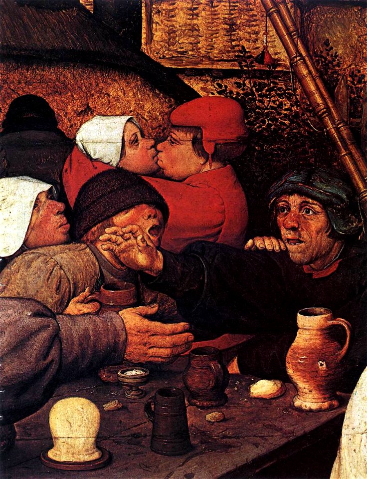 Pieter Bruegel the Elder - The Peasant Dance (detail) - WGA3502