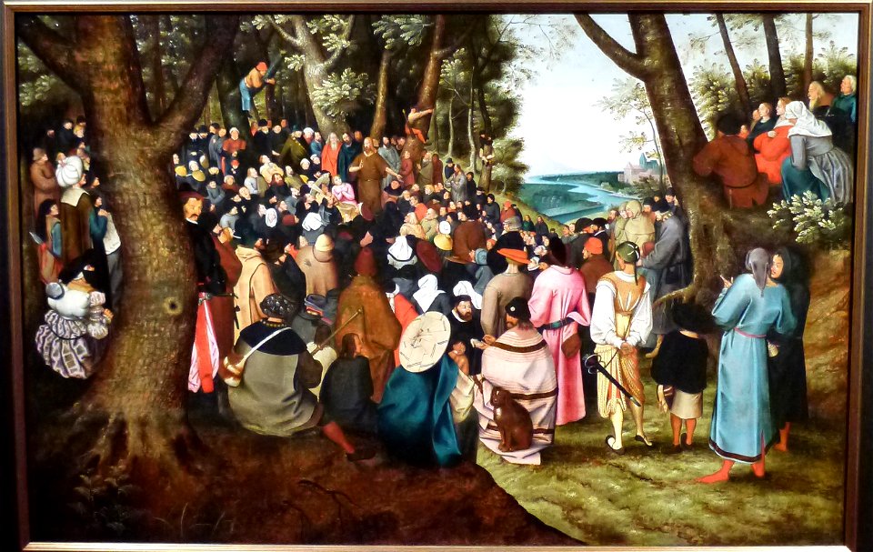 Pieter Brueghel d. J. - Predigt Johannes des Täufers (nach Pieter Bruegel d. Ä.) - 1885 - Bavarian State Painting Collections
